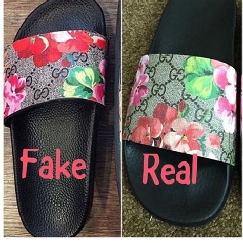 fake gucci slides|Gucci slides are they real.